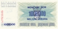 Bosnia-Herzegovina 1,000,000 Dinara,  1. 9.1993
