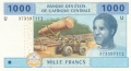 CentralAfricanStates 1000 Francs, 2002