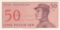 Indonesia 50 Sen, 1964