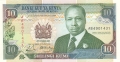 Kenya 10 Shillings,  14.10.1989