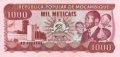 Mozambique 1000 Meticais, 16. 6.1983