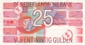 Netherlands 25 Gulden,  5. 4.1989