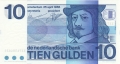 Netherlands 10 Gulden, 25. 4.1968