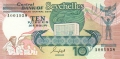 Seychelles 10 Rupees, (1989)