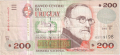 Uruguay 200 Pesos Uruguayos, 2000