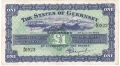 Guernsey 1 Pound,  1. 8.1945