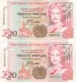 Guernsey 20 Pounds, (1995)
