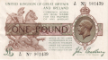 Treasury 1 Pound, from 1917