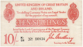 Treasury 10 Shillings, from 1915