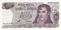 Argentina 10 Pesos, (1976)