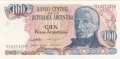 Argentina 100 Pesos Argentinos, (1983-85)