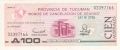 Argentina 100 Australes, 1991