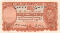 Australia 10 Shillings, (1942)