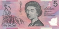 Australia 5 Dollars, (1995-6)