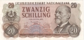 Austria 20 Schilling,  2. 7.1956