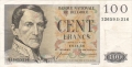 Belgium 100 Francs, 29.10.1958
