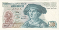 Belgium 500 Francs, 14. 4.1971