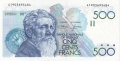 Belgium 500 Francs, (1982-98)