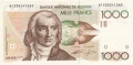 Belgium 1000 Francs, (1989-92)