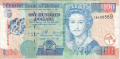 Belize 100 Dollars,  1. 6.1997