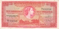 Bermuda 10 Shillings,  1. 5.1957