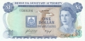 Bermuda 1 Dollar,  1. 7.1975