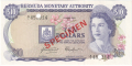 Bermuda 10 Dollars,  1. 4.1978