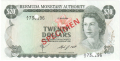 Bermuda 20 Dollars,  1. 5.1984