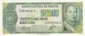 Bolivia 5 Centavos, (1987)