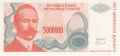 Bosnia-Herzegovina 5,000,000 Dinara, 1993