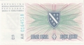 Bosnia-Herzegovina 1 Dinar, 15. 8.1994