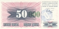 Bosnia-Herzegovina 50,000 Dinara, 15.10.1993