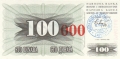 Bosnia-Herzegovina 100,000 Dinara, 15.10.1993