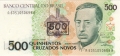 Brazil 500 Cruzeiros, (1990)