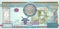 Burundi 2000 Francs,  1.12.2008
