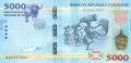 Burundi 5000 Francs,  4. 7.2018