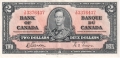 Canada 2 Dollars,  2. 1.1937