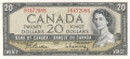 Canada 20 Dollars, 1954 (1961)