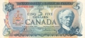 Canada 5 Dollars, 1972