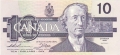 Canada 10 Dollars, 1989