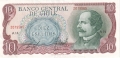 Chile 10 Escudos, (1970)