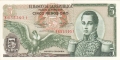 Colombia 5 Pesos, 20. 7.1971