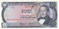 Colombia 100 Pesos, 20. 7.1973