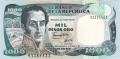 Colombia 1000 Pesos,  1. 4.1992