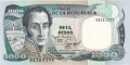 Colombia 1000 Pesos,  2.10.1995