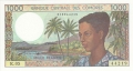 Comoros 1000 Francs, (1994)