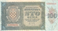 Croatia 100 Kuna, 26. 5.1941
