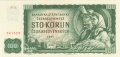 Czechoslovakia 100 Korun, 1961