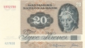 Denmark 20 Kroner, 1972