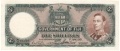 Fiji 5 Shillings,  1. 6.1951